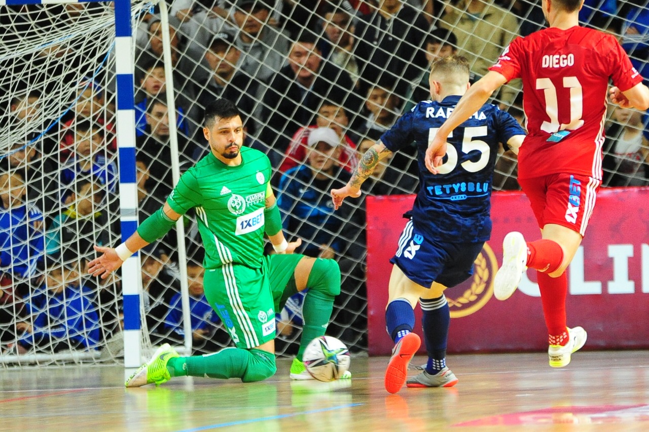 В Актау футзальный «Каспий» переиграл самый титулованный клуб Казахстана