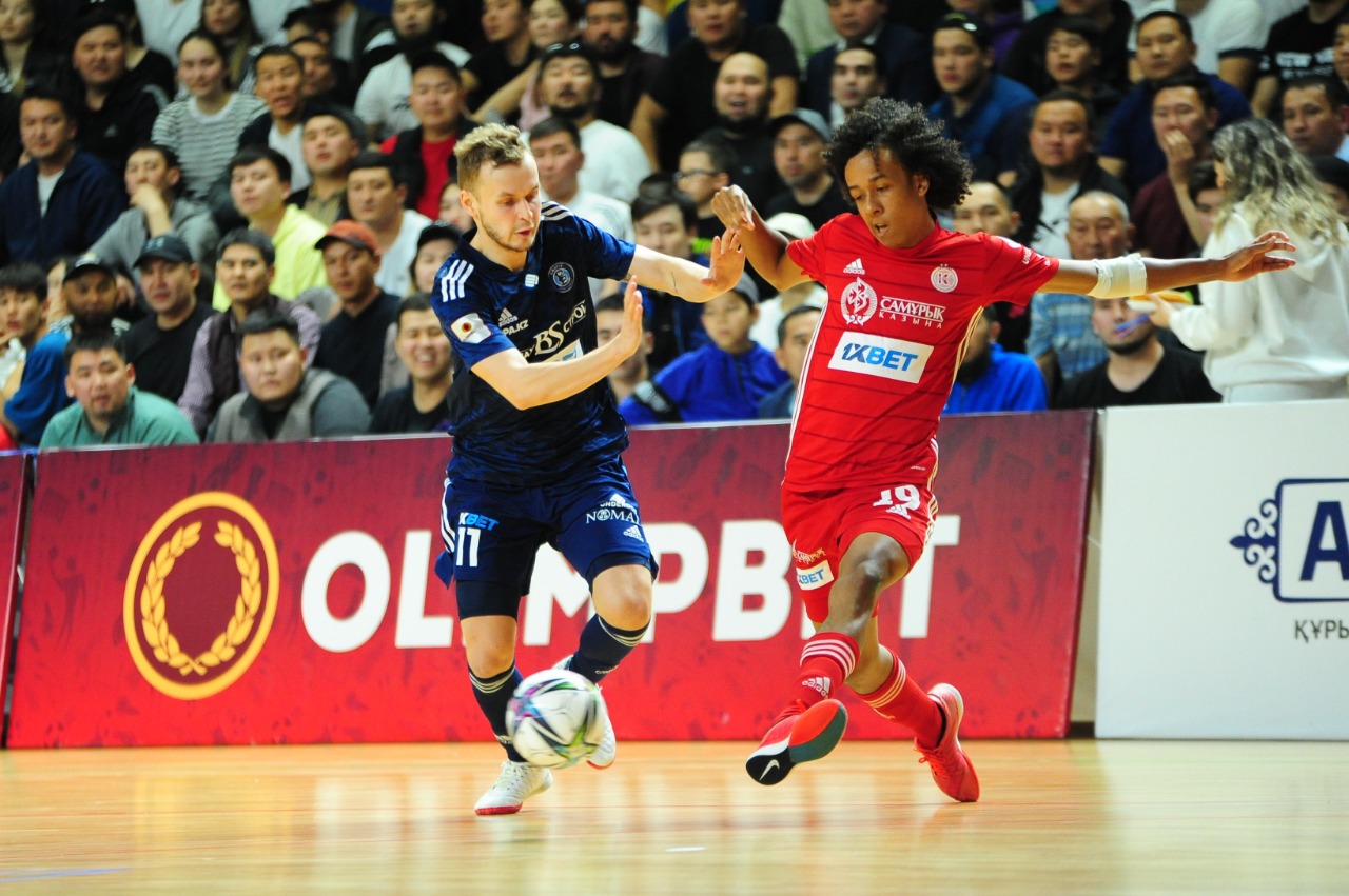 В Актау футзальный «Каспий» переиграл самый титулованный клуб Казахстана