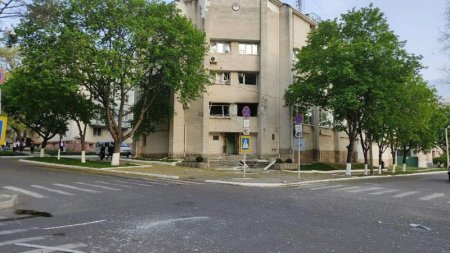 В Тирасполе обстреляли здание Министерства госбезопасности из РПГ