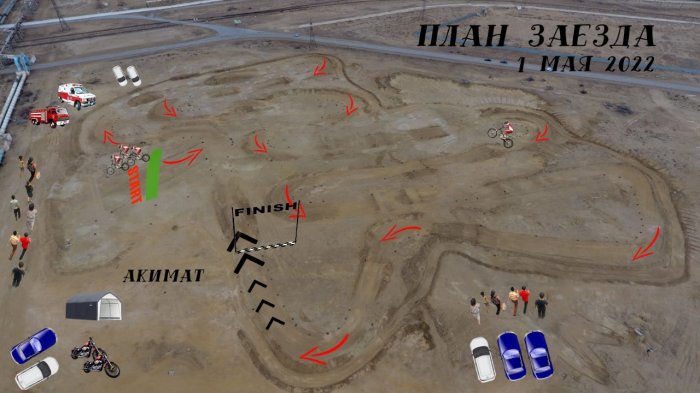 В Актау состоится открытие мототрека