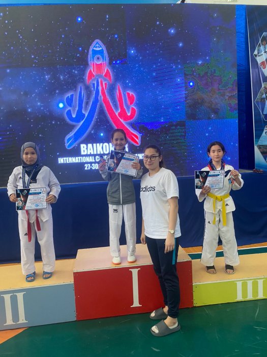 Юные тхэквондисты из Актау завоевали 17 медалей на международном турнире