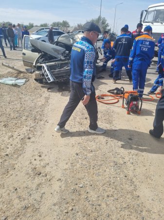 Мужчина погиб в ДТП на трассе Жетыбай -Шетпе