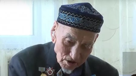 Казахстанский ветеран отметит День Победы и столетие