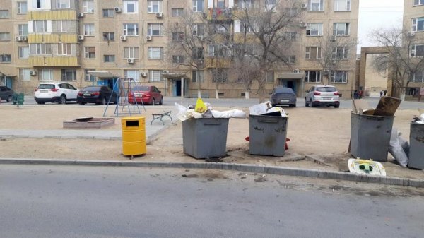 Бочки для сбора хлебных отходов появились в Актау