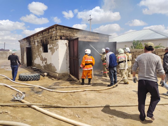За неделю в Мангистау сгорели четыре автомобиля