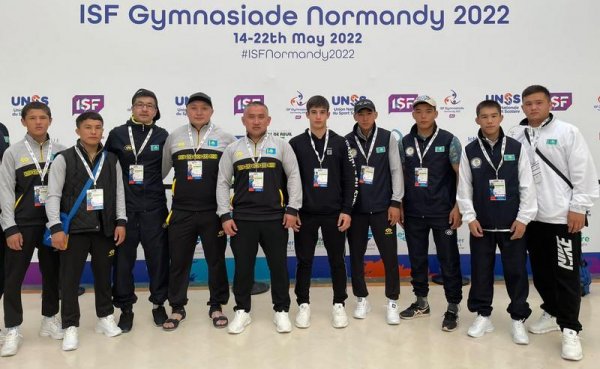 Борец из Актау стал призером Всемирной гимназиады во Франции