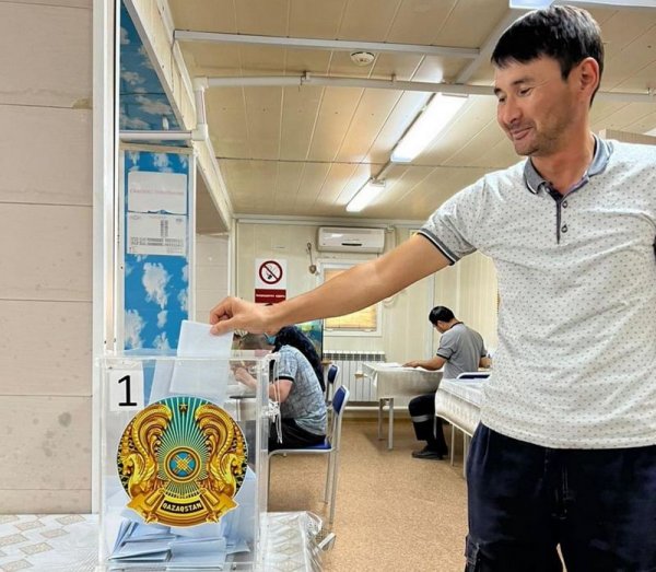 Активное участие в референдуме приняли жители отдалённых сёл в Мангистау