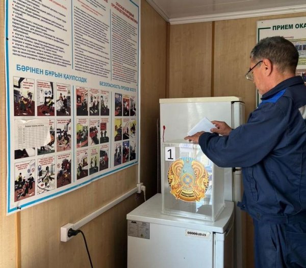 Активное участие в референдуме приняли жители отдалённых сёл в Мангистау
