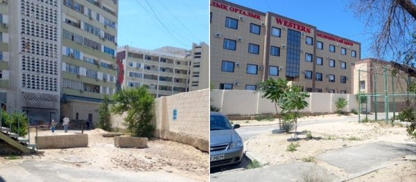 Жильцам заблокировали проезд к их дому в Актау