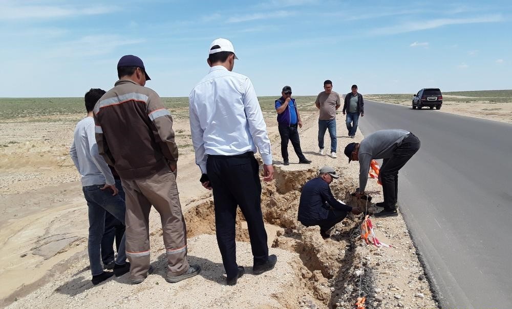 Дефекты покрытия  выявлены на дорогах областного значения в Мангистау