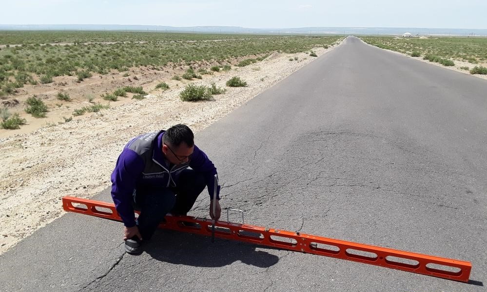 Дефекты покрытия  выявлены на дорогах областного значения в Мангистау