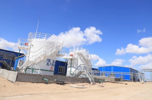 В Мангистау в тестовом режиме запустили завод по опреснению пластовой воды производительностью 17 тысяч кубометров в сутки