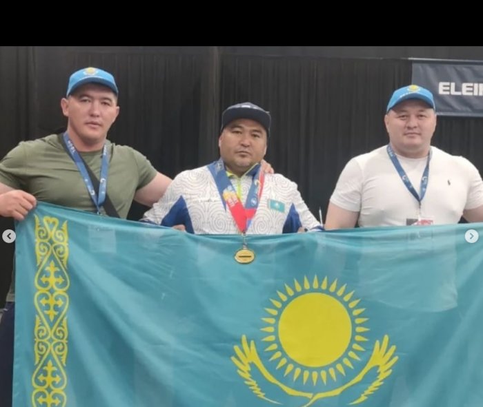 Кайрат Ургешбаев из Актау завоевал золотую медаль на Всемирных играх полицейских и пожарных в Нидерландах