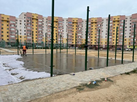 В Актау  строят спортплощадку для людей с ограниченными возможностями