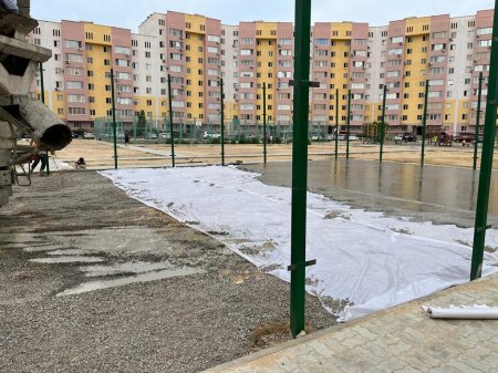 В Актау  строят спортплощадку для людей с ограниченными возможностями