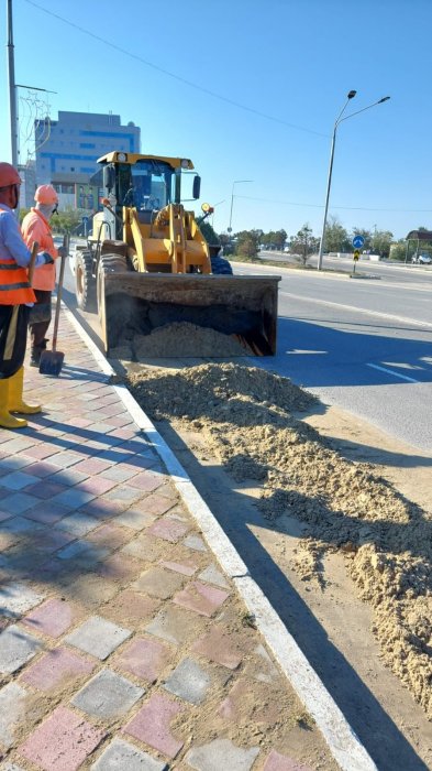 С городских улиц Актау откачали больше 47 тысяч кубометров воды