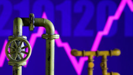 Цена на газ в Европе преодолела отметку в 3000 долларов 
