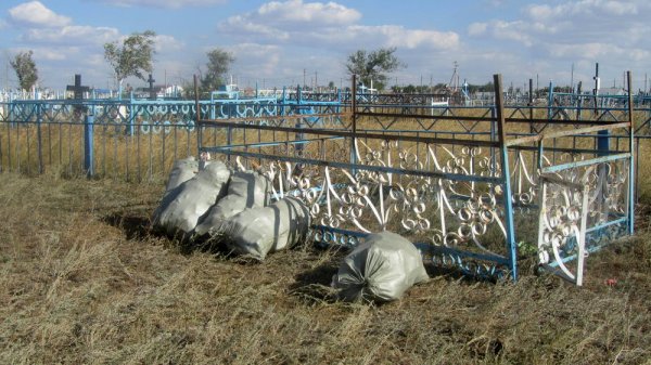На собственном энтузиазме: жителя Актау застали за уборкой мусора в одном из сёл