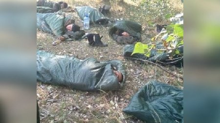 Фото со спящими на земле пожарными растрогало казахстанцев