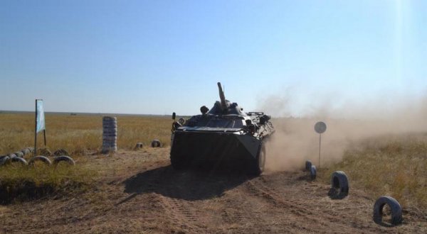 Экипаж БТР из Актау признан лучшим