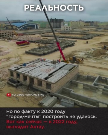 Грандиозное ожидание и печальная реальность: каким должен был быть и стал «Актау-сити», показали журналисты