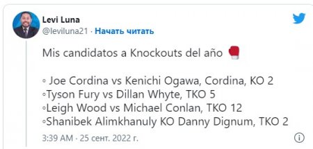 Нокаут Жанибека Алимханулы попал в число лучших в 2022 году