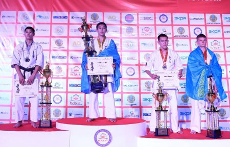 В Жанаозене впервые прошёл чемпионат Азии по кекушинкай карате-до KWF
