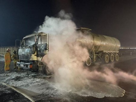 Цистерна топлива в огне: взрыв предотвращен в Атырауской области