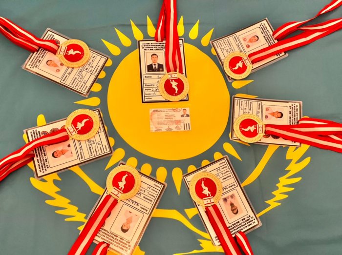 Таэквондисты из Актау завоевали 14 медалей на открытом чемпионате Евразии