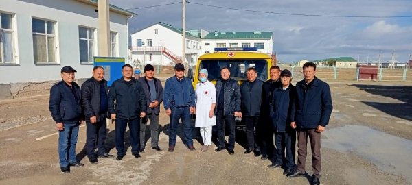 Село Болашак получило новый автомобиль Скорой помощи