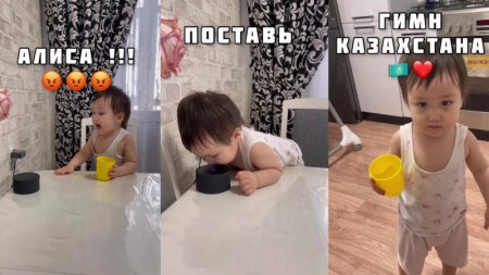 «Алиса, поставь гимн Казахстана»: видео с маленькой патриоткой завирусилось в Сети