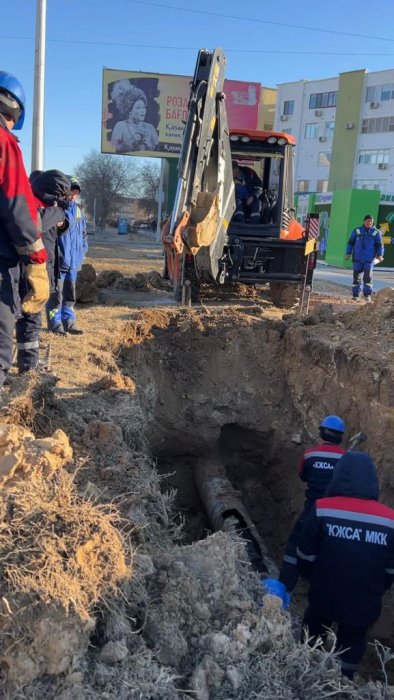 Акимат Актау: в некоторых домах 26 и 27 микрорайонов подача питьевой воды отключена из-за проблем на водопроводе