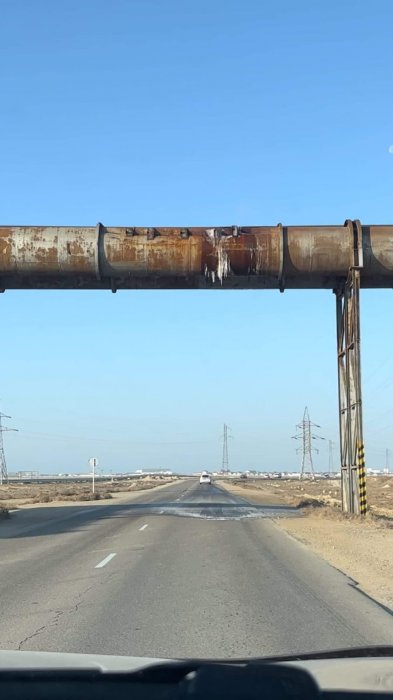 Дело - труба: горожане сообщили о порыве на трубопроводе в пригороде Актау