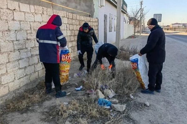 Свыше 940 тонн мусора: масштабный субботник провели в Жанаозене