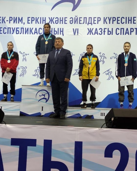 Марал Танирбергенова из Актау стала бронзовой призеркой Спартакиады по женской борьбе