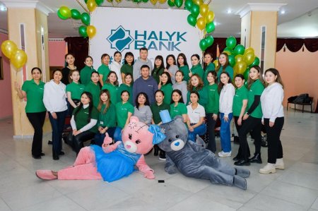 Halyk Bank запустил «100 добрых дел» к своему юбилею