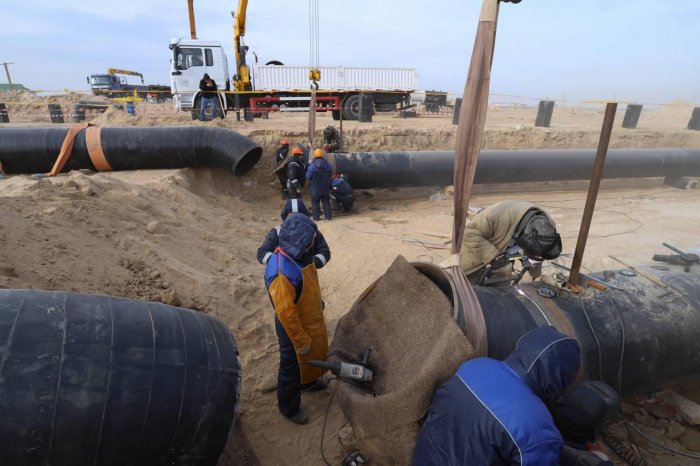 В Мангистау началось строительство второй нити магистрального газопровода Бейнеу-Жанаозен