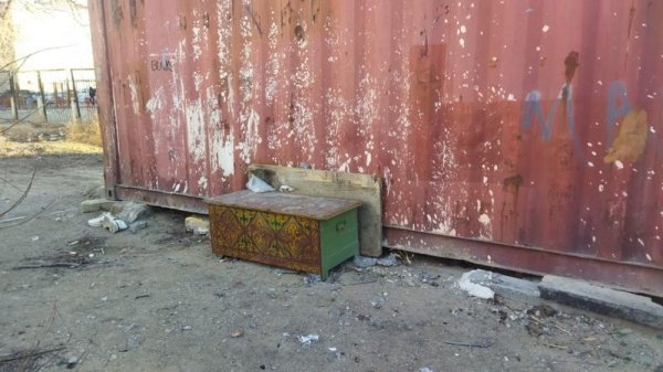 В свалку превратилась территория медколлежда в Актау