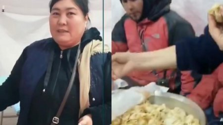 Кыргызстанка накормила казахстанских спасателей в Турции мантами