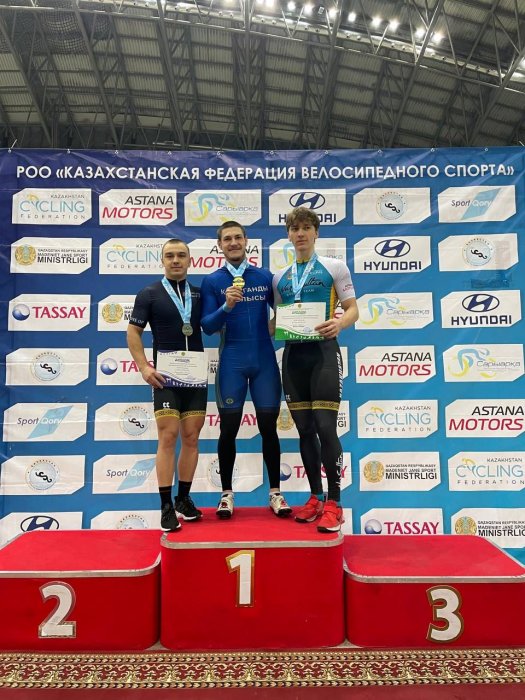 Спортсмен из Мангистауской области Сергей Пономарев завоевал «серебро» чемпионата Казахстана по велоспорту