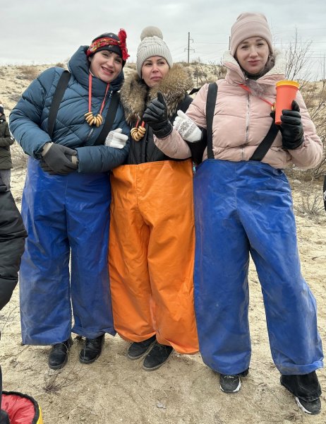 Людям запретили сжигать чучело на побережье Каспия близ Актау