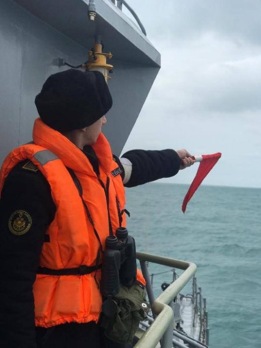 Военно-морские силы Казахстана отработали учебно-боевые действия на Каспии