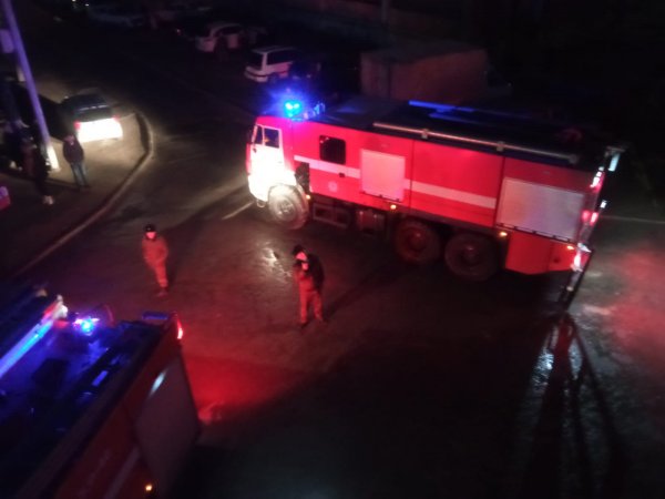 Ребенок отравился угарным газом во время пожара в Актау