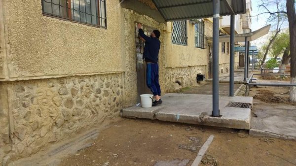 Очистим подъезды от объявлений: молодой человек объявил челлендж в Актау