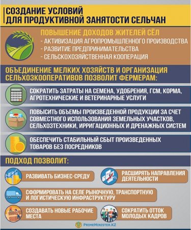 Качество жизни в селах улучшат в Казахстане: Правительство утвердило Концепцию развития сельских территорий