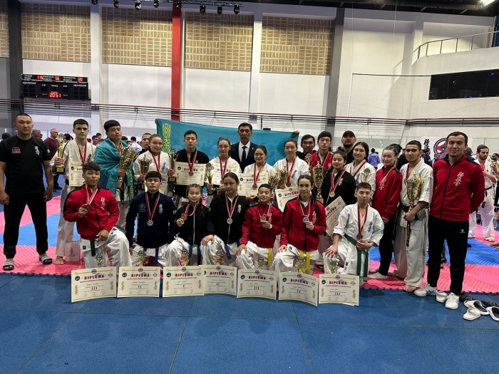 Актауские спортсмены завоевали четыре золотые медали на чемпионате Европы по киокушинкай карате-до