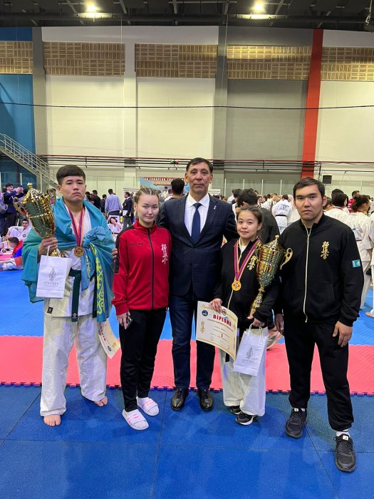 Актауские спортсмены завоевали четыре золотые медали на чемпионате Европы по киокушинкай карате-до