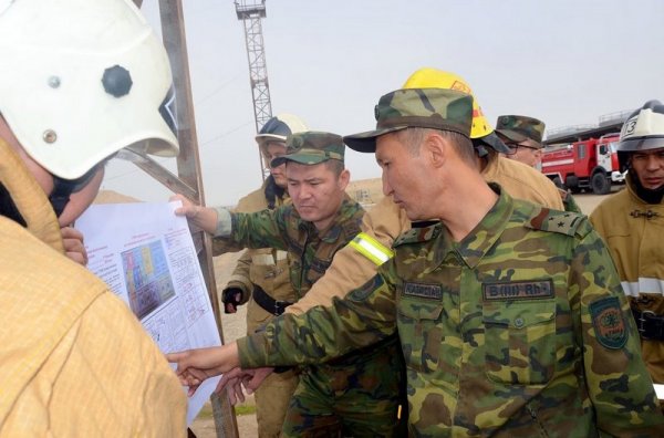 «Пожар» на складе боеприпасов «тушили»  в Актау