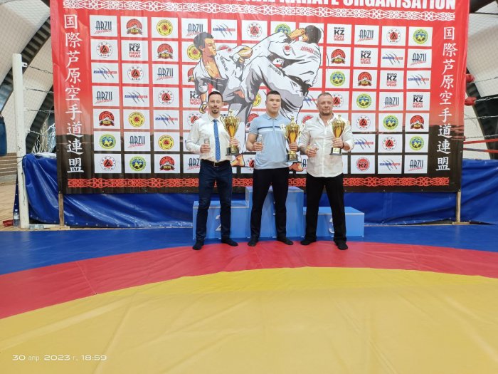 Актауские спортсмены завоевали шесть медалей и кубок на республиканском турнире по ашихара-карате