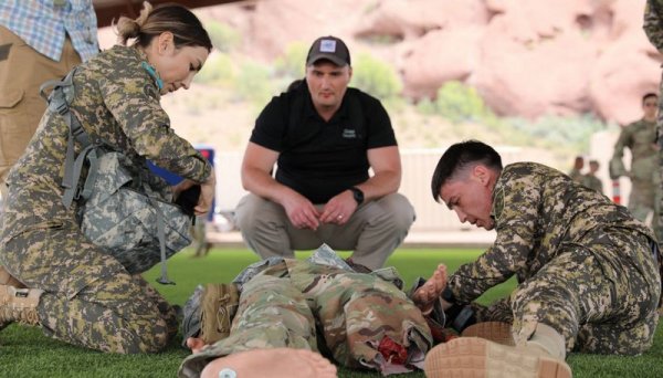 Морпех из актауского гарнизона стал лучшим на марш-броске в США